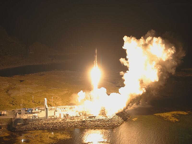 HANDOUT - Isar Aerospace Rakete hebt erfolgreich ab