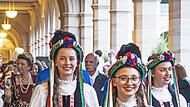 Geh&ouml;ren zum Rakoczy-Fest traditionell dazu: Die Ungarinnen und die Panduren.