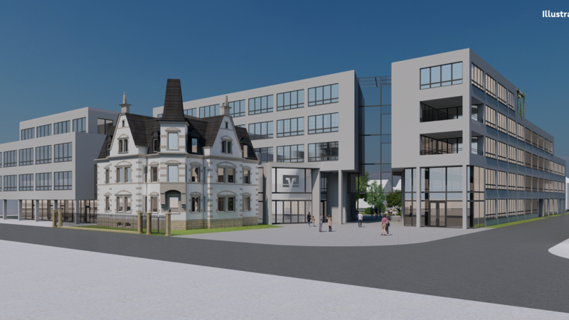 So soll das Quartier 24 an der Ecke von Nürnberger und Ruhalmstraße in Forchheim einmal aussehen.Forchheim & Fränkische Schweiz So soll das Quartier 24 an der Ecke von Nürnberger und Ruhalmstraße in Forchheim einmal aussehen.