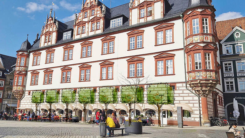 Bäume vor dem Stadthaus Coburg Bäume vor dem Stadthaus Coburg