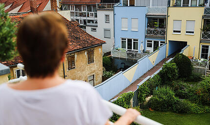 Anwohner in Bamberg sperren Durchgang in der Innenstadt