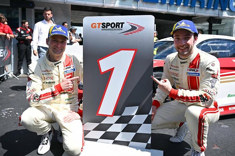 Christopher Haase (links) und Simon Reicher (rechts) laden zum Fan-Fest am Sonntag in Schederndorf.GT Open am Hockenheimring 2024 Christopher Haase (links) und Simon Reicher (rechts) laden zum Fan-Fest am Sonntag in Schederndorf.