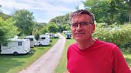 Roland Lederer bekommt die Auswirkungen der Ebracher Vollsperrung auf seinem Campingplatz Weihersee voll zu spüren.