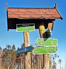 Im Franken- und Thüringerwald sind die Mittwochswanderer unterwegs.