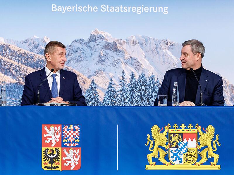 Ministerpr&auml;sident S&ouml;der empf&auml;ngt Andrej Babis