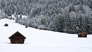 Schnee in Bayern