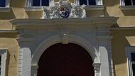 Eingangstor Schloss  Ebenhausen