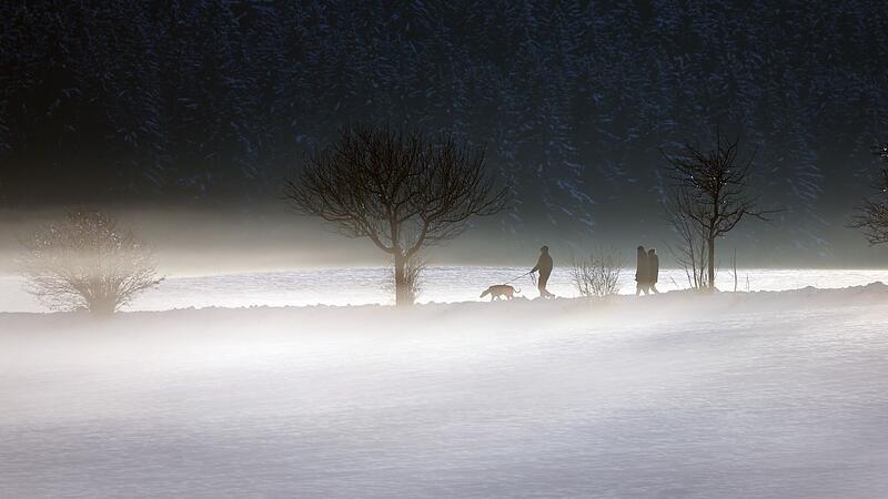 Abendliche Winterlandschaft Abendliche Winterlandschaft