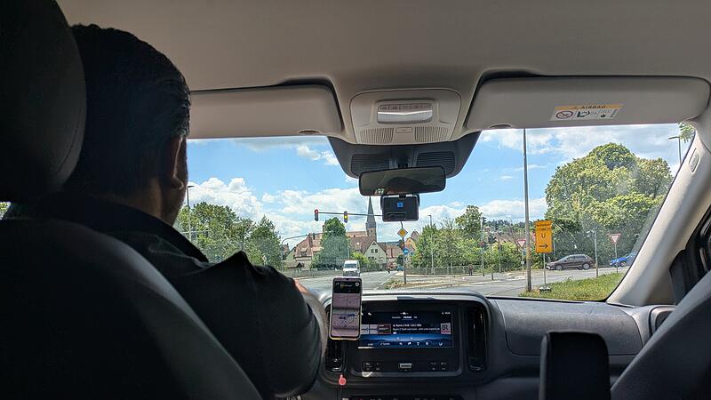 Der Bus ist wieder auf dem Weg zurück nach Münnerstadt.