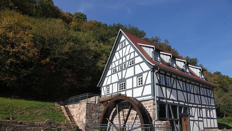 Das Baumhaushotel Seem&uuml;hle bei Gr&auml;fendorf.