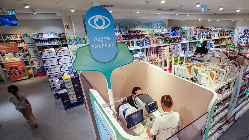 Augenscreening bei dm Augenscreening bei dm