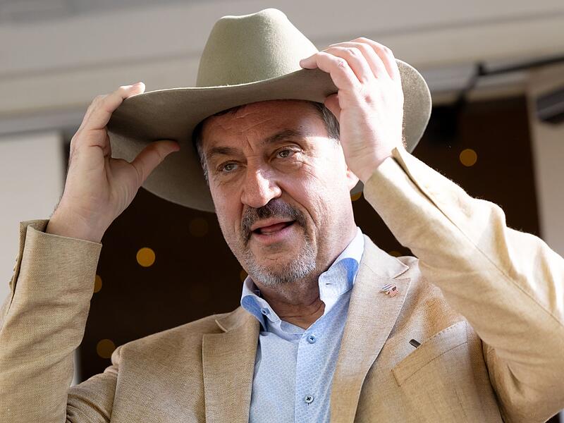 Bayerns Ministerpr&auml;sident S&ouml;der in den USA