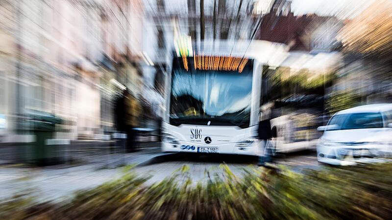 Zentraler  Faktor des &Ouml;PNV-Netzes in Coburg: die S&Uuml;C-Busse.
