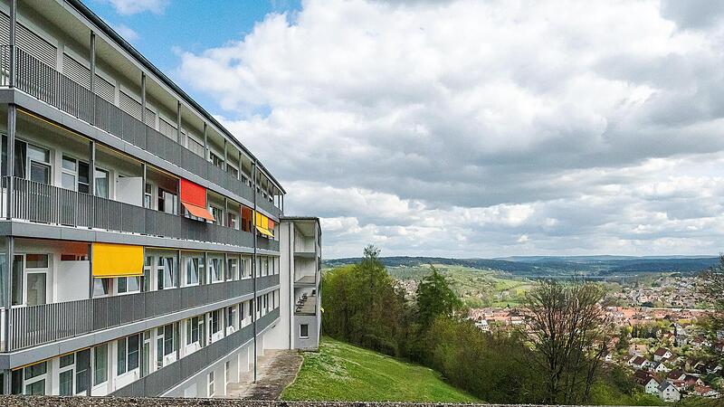 Das Thoraxzentrum am Michelsberg mit Blick auf M&uuml;nnerstadt.