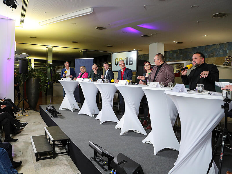 Bei der FT-Podiumsdiskussion stellten sich alle sieben Forchheimer Kandidaten den Fragen.