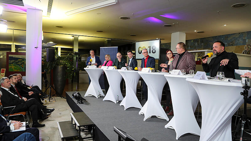 Bei der FT-Podiumsdiskussion stellten sich alle sieben Forchheimer Kandidaten den Fragen.