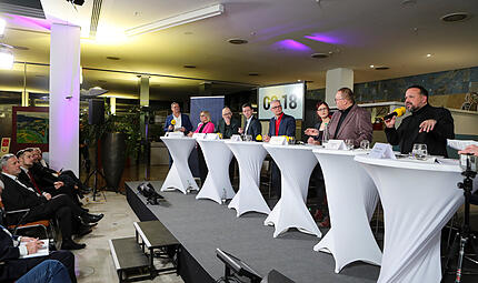 Bei der FT-Podiumsdiskussion stellten sich alle sieben Forchheimer Kandidaten den Fragen.