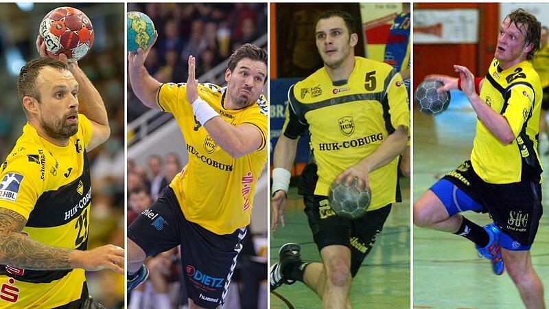Die vier besten Torschützen der HSC-Geschichte (von links): Florian Billek, Dominic Kelm, Ronny Göhl und Florian Lendner Die vier besten Torschützen der HSC-Geschichte (von links): Florian Billek, Dominic Kelm, Ronny Göhl und Florian Lendner