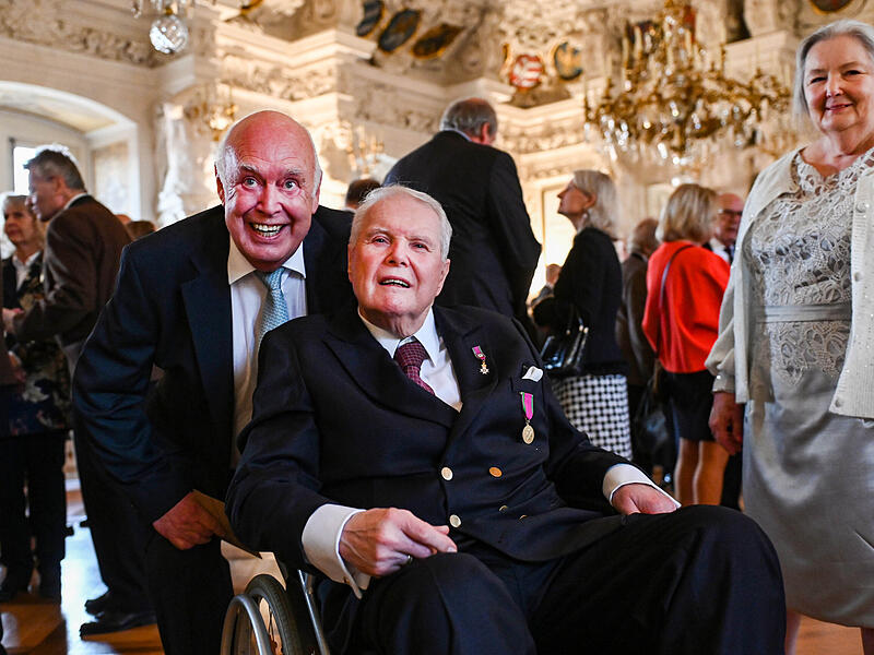 Gro&szlig;er Empfang in Coburg: Mehr als 200 geladene G&auml;ste gratulierten Andreas Prinz von Sachsen-Coburg und Gotha zum 80. Geburtstag.