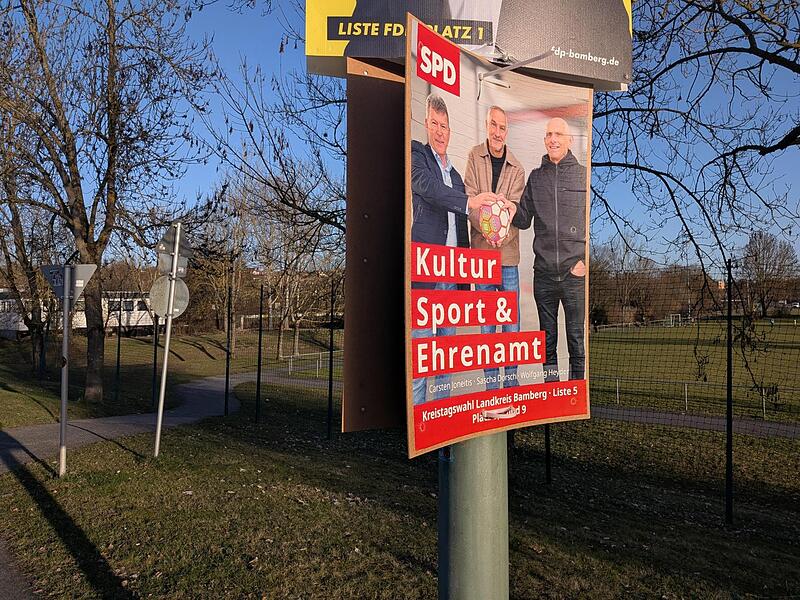 SPD Plakat Memmelsdorf Kreistagswahl Bamberg