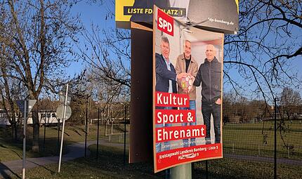SPD Plakat Memmelsdorf Kreistagswahl Bamberg