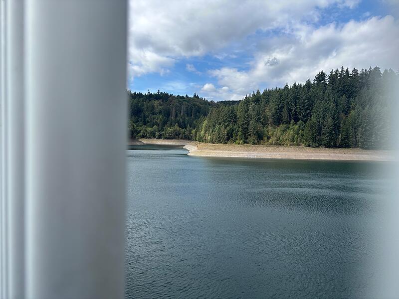 Idyllisch gelegen, umringt von dichtem Waldgebiet: Die Talsperre Mauthaus ist nicht nur ein beliebtes Ausflugsziel. Sie ist auch der gr&ouml;&szlig;te Trinkwasserspeicher Nordbayerns.