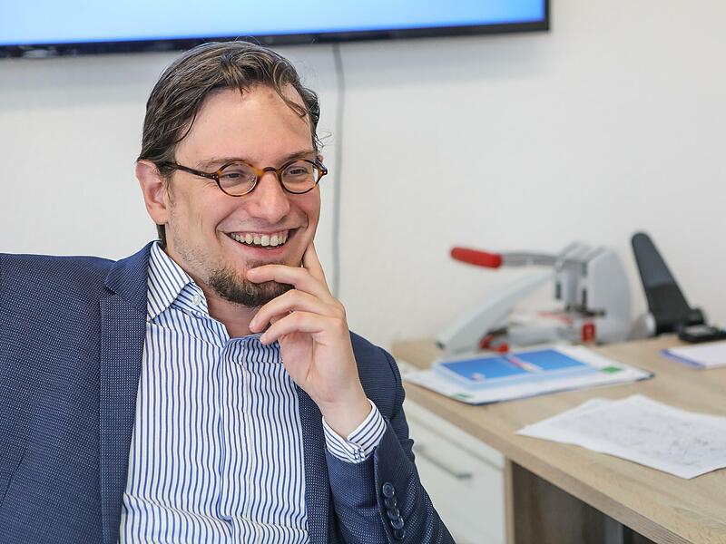 AfD-Kandidat Tobias Peterka hat die meisten Social-Media-Follower von allen w&auml;hlbaren Kandidaten im Landkreis Forchheim.Forchheim & Fr&auml;nkische Schweiz