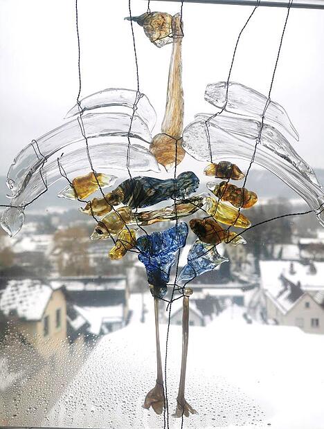 Glaskunst von Wilfried Radtke wird ab 20. M&auml;rz in einer Schaufensterausstellung in Stadtsteinach zu sehen sein. Er&ouml;ffnung ist um 18 Uhr.