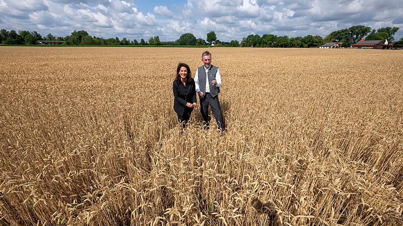 Ernte-Pressefahrt der bayerischen Landwirtschaftsministerin