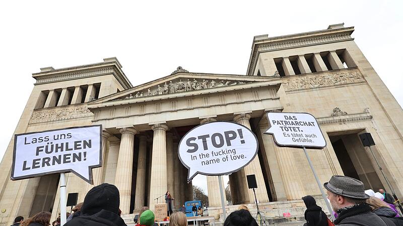 Demonstration gegen sexualisierte Gewalt in München Demonstration gegen sexualisierte Gewalt in München