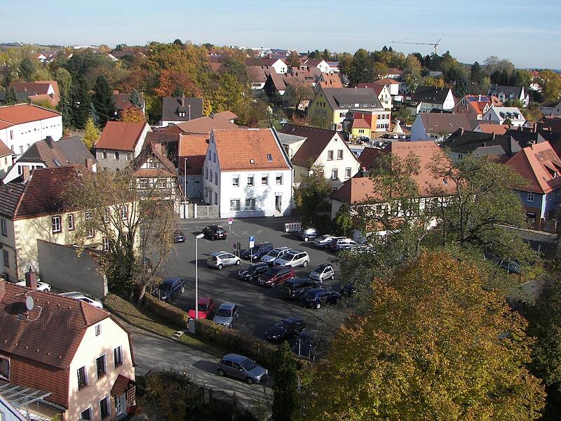 Blick auf den Hubmannparkplatz heute