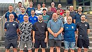 Unser Foto zeigt (hinten von links) Marco Danz, Johannes Ziegler, Philipp Baldauf, Marcel Rudolph, Robin Schneider, Karl-Heinz Erlwein, Fabian Schmitt, Michael Kotterba, (Mitte von links) Manuel Mainz, Alexander Baldauf, Luca Raab, Maximilian Baue...