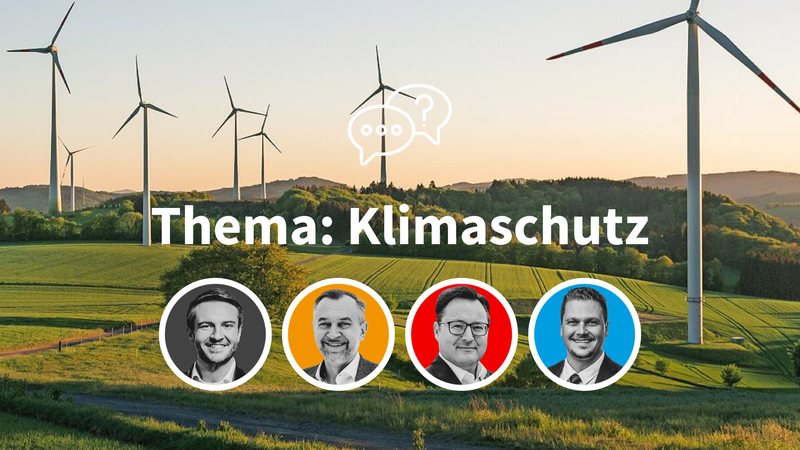 Mehr oder weniger Klimaschutz im Raum Kulmbach? Welche Positionen die Landratskandidaten vertreten.