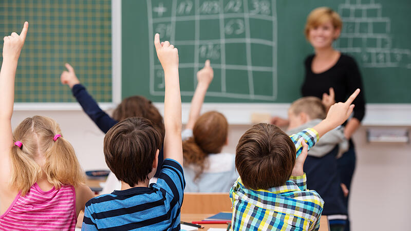 Eine Klasse in der Grundschule