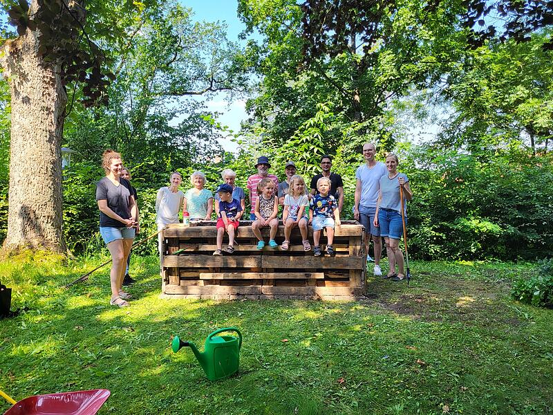 Der „Contakt-Garten“ ist ein Gemeinschaftsprojekt der AG Natur im Zukunftsraum Coburg und der Umweltgruppe der evangelischen Kirchengemeinde St. Moriz. Hier ein Foto aus dem vergangenen Jahr.