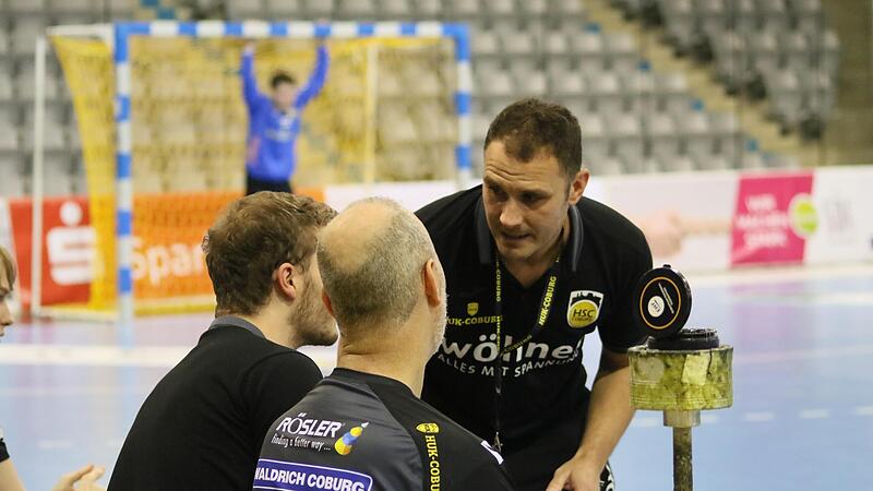 Ronny G&ouml;hl (hinten) blickt auf eine ern&uuml;chternde Saison der zweiten Mannschaft des HSC Coburg.