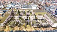 So soll das Philosophenviertel einmal aussehen. Die benachbarte Folienfabrik Loparex (ehemals Infiana) befürchtet, dass mit der Wohnbebauung „nicht abschätzbare Risiken“ auf die Firma zukommen – und zieht jetzt vor das Verwaltungsgericht Bayreuth.Forchheim & Fränkische Schweiz