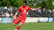 Abbas Jafari und der SV Buckenhofen zeigten gegen R&ouml;slau eine starke zweite Halbzeit.Forchheim & Fr&auml;nkische Schweiz