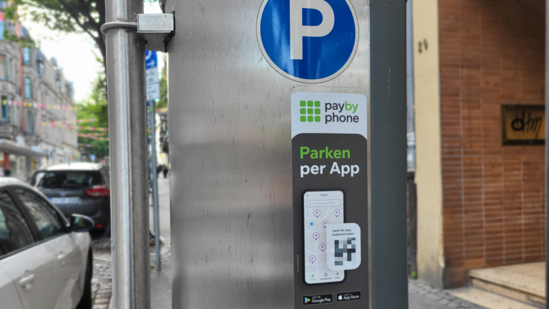 An Parkautomaten in ganz Coburg wurden gef&auml;lschte QR-Codes angebracht.