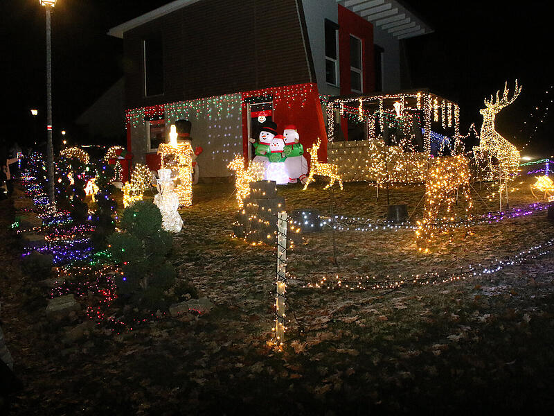 Weihnachtshaus im Itzgrund: Mehr als 40.000 Lichter