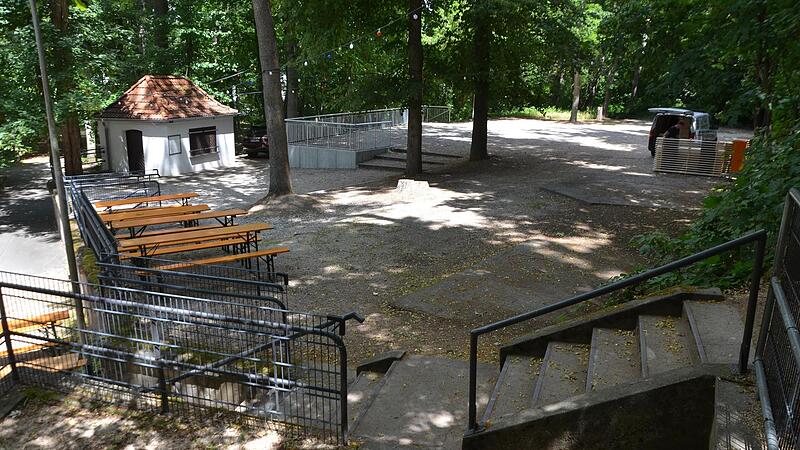 Auf dem fr&uuml;heren Rockkeller wird es heuer deutlich ruhiger zugehen: Das Areal wird f&uuml;r einen Biergarten vorbereitet, ohne Live-Musik.
