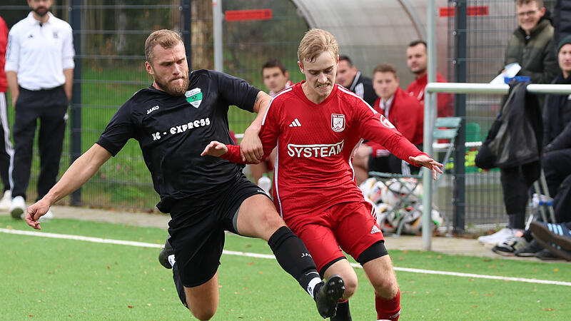 Volle Fahrt voraus f&uuml;r den TSV Staffelstein um Yannik Kasper (rechts).