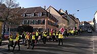 Warnstreik Verdi Bamberg Klinikum Demo