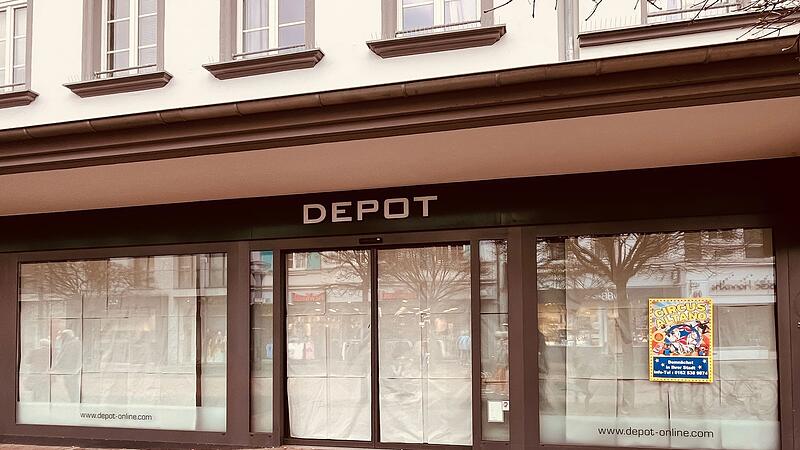Geschlossene Depot-Filiale