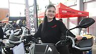 Seray Kemah ist noch jung, aber schon erfahren im Geschäft. Ein Augenmerk der jungen Händlerin lag auf Kinder-Quads.