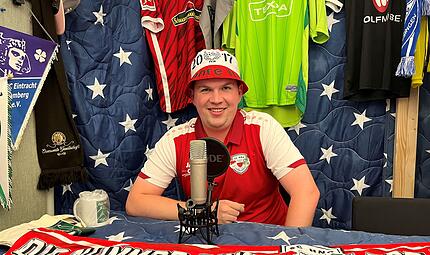 Marius Griebel und die Ticker-Crew Nurde