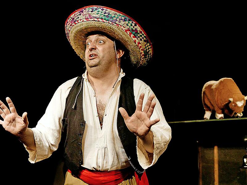 „Willy, der wilde Stier“ in Aktion.