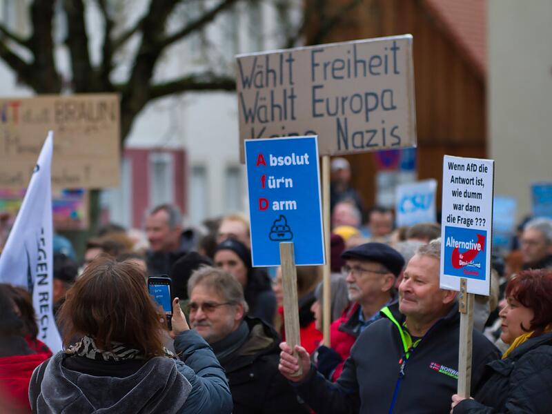 Demo f&uuml;r Demokratie in ForchheimDemo f&uuml;r Demokratie in Forchheim