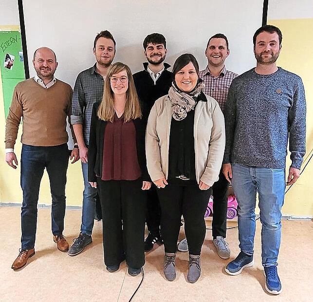 Die Kandidaten der Jungen B&uuml;rger Igensdorf.