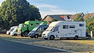 Der Wohnmobilstellplatz in Geroda wird von Reisenden gut angenommen. Viele G&auml;ste unterst&uuml;tzen die Anlage zus&auml;tzlich mit freiwilligen Spenden.